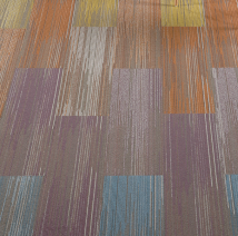 J+J Flooring Group’s F-Stop product brings a splash of color to any interior.